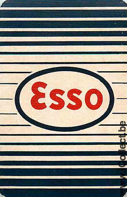 Single Playing Cards Motor Oil Esso (PS13-40D)